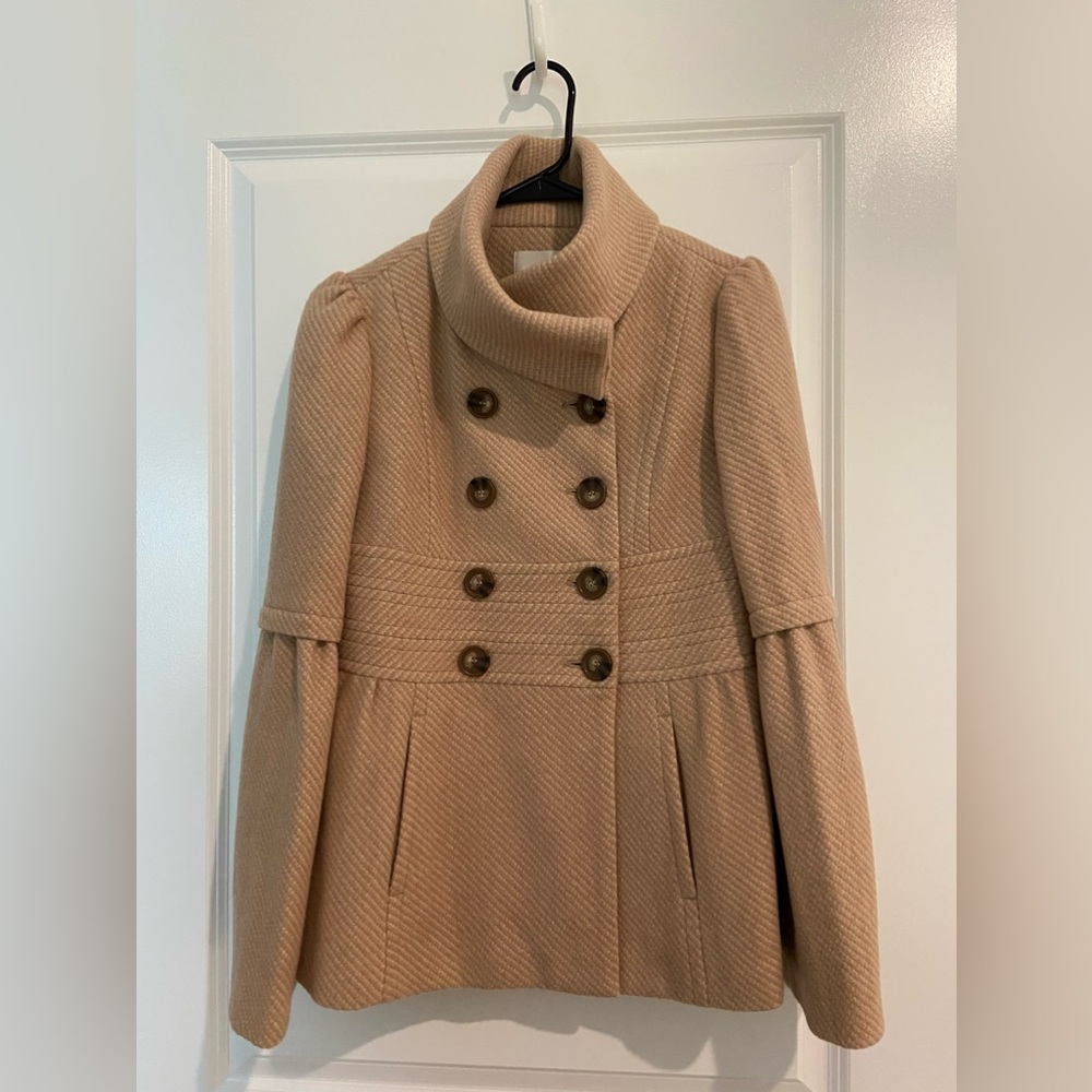 NWOT Ann Taylor Loft Wool Jacket Pea Coat